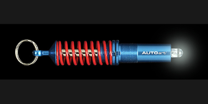 AUTOART Keychain suspension torch blue